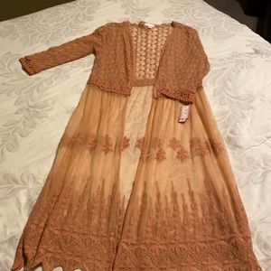 Lace duster